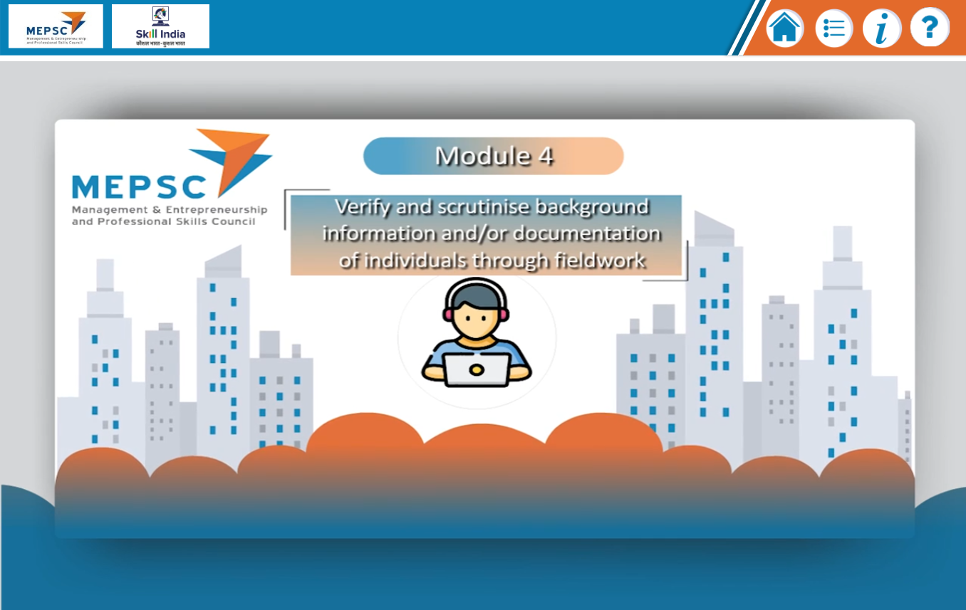 Verify and Scrutinise Background Information and Documentation