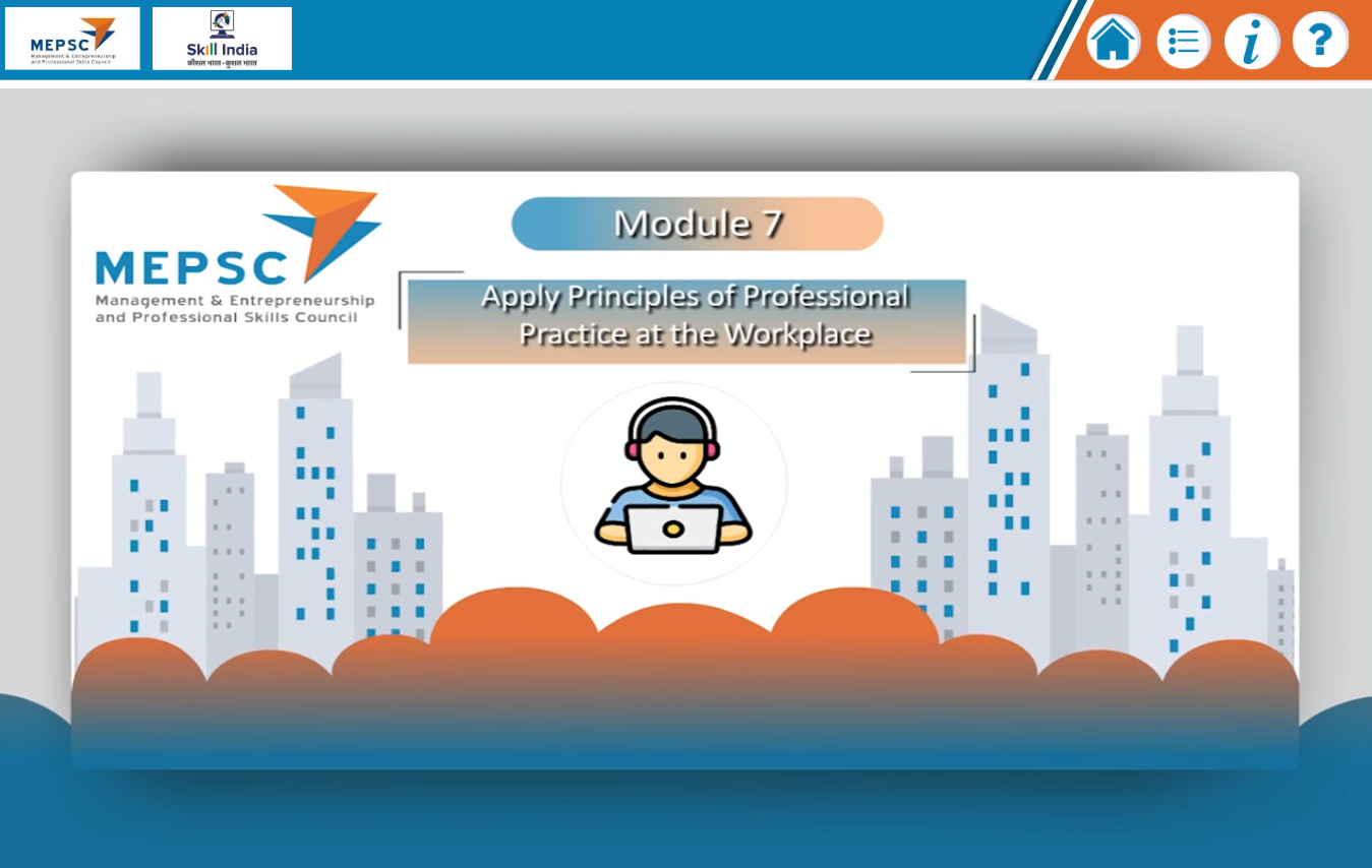 Apply Principles of Professional Practice at the Workplace