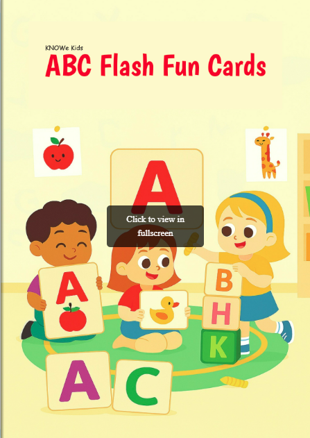 ABC Flash Fun Cards